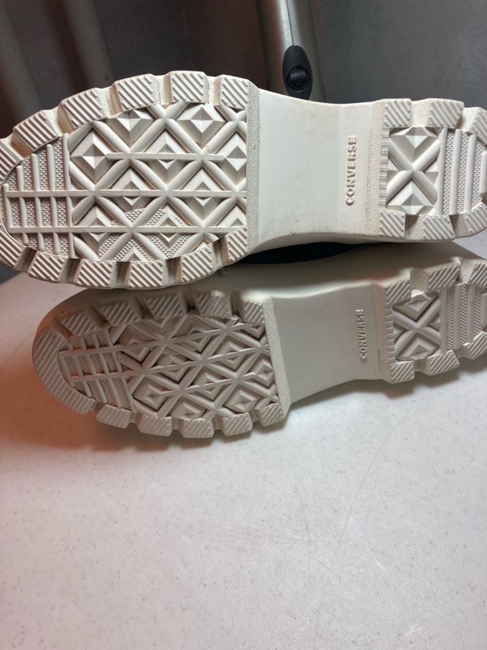 Converse Lug Heel High Tops It’s Okay to Wander Embroidery Floral Accents - Picture 9 of 10